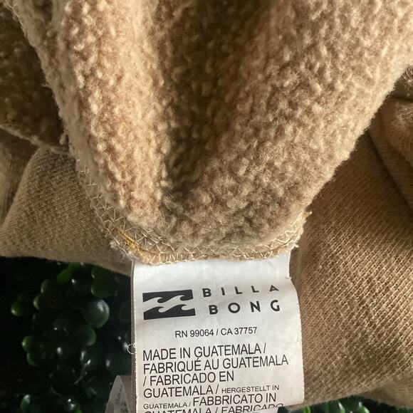 BillaBong Woman's Size XS Tan Joggers Sweat Pants- Pre-Owned - Picture 6 of 6